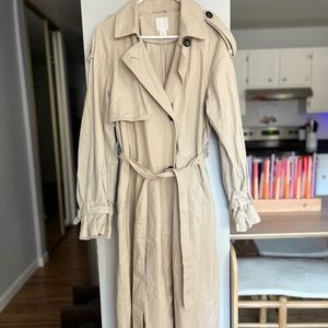 H&M Khaki Trench Coat